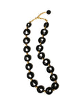 Dominique Denaive Long Black Stina Necklace