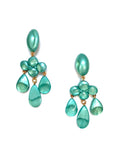 Dominique Denaive Long Yoana Earrings in Turquoise