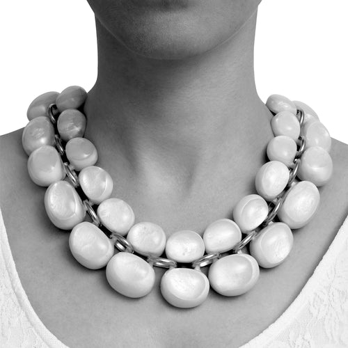 Dominique Denaive Emerald Green Andrea Necklace