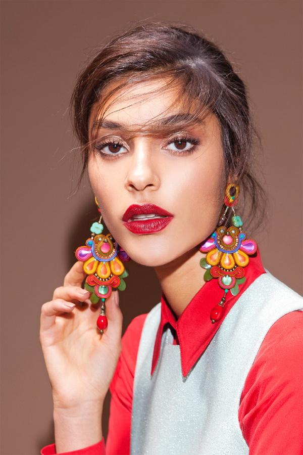 Dori Csengeri Frida Kahlo Style Earrings