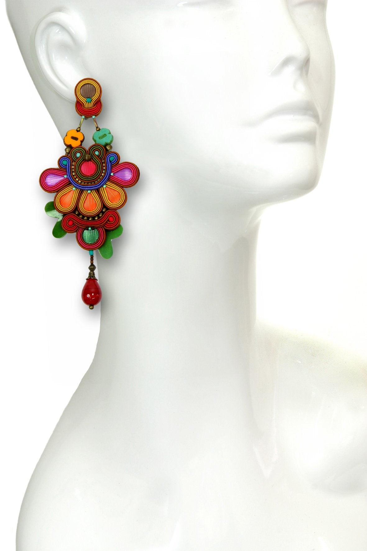 Dori Csengeri Frida Kahlo Style Earrings