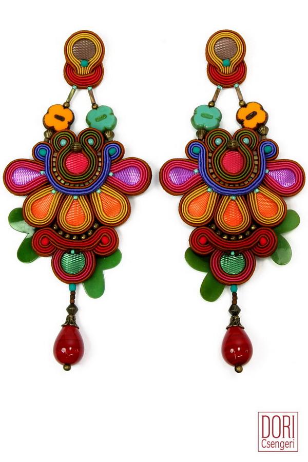 Dori Csengeri Frida Kahlo Style Earrings