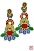 Dori Csengeri Multicolor Statement Earrings