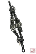 Dori Csengeri Black & White Swarovski Bracelet