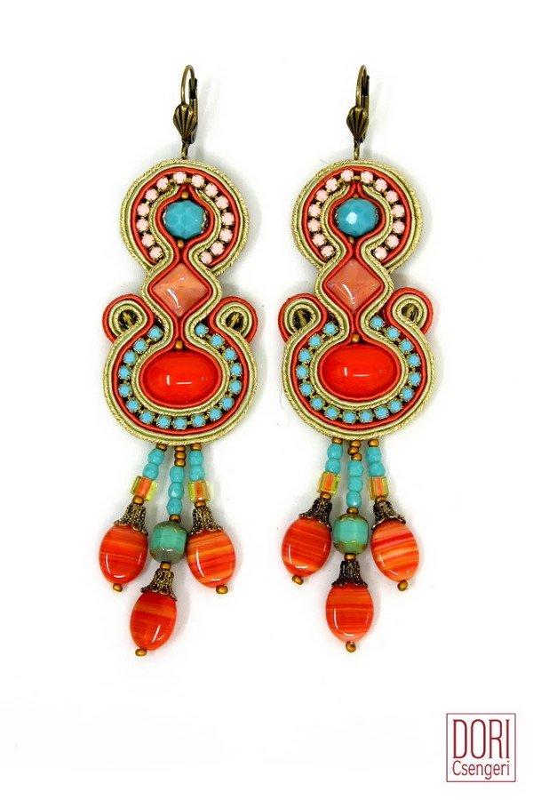 Dori Csengeri Long Caesarea Earrings