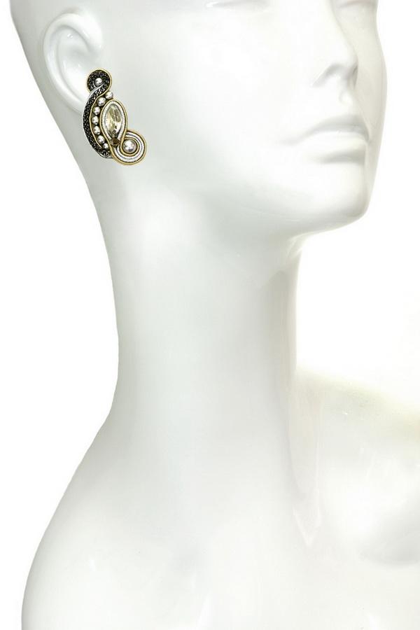 Dori Csengeri Small Art Nouveau Earrings