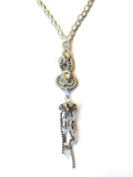 Dori Csengeri White Crystal Choker Necklace