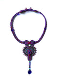 Dori Csengeri Purple Choker Necklace