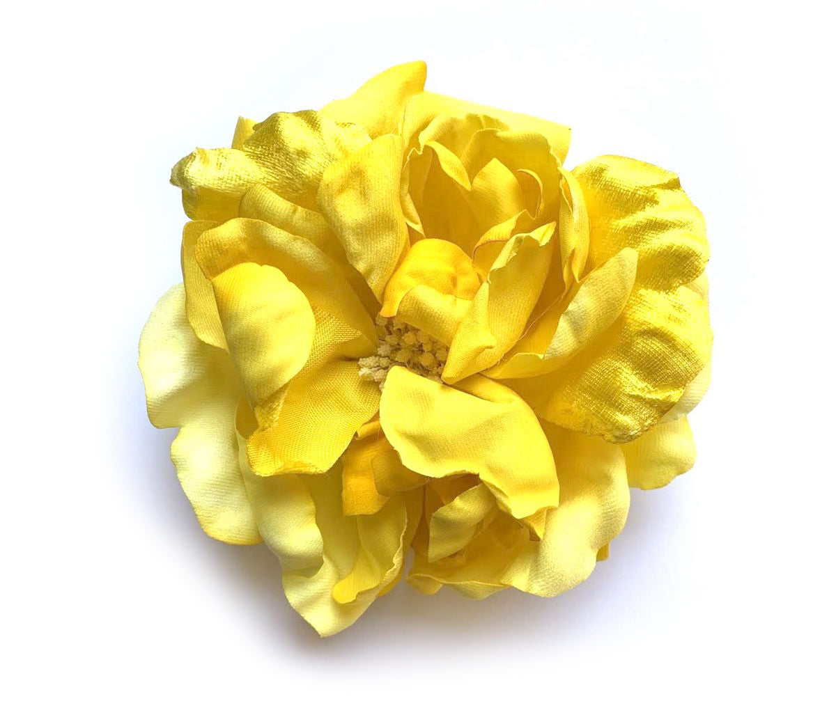 Yellow Flower Flower Brooch & Hair Clip