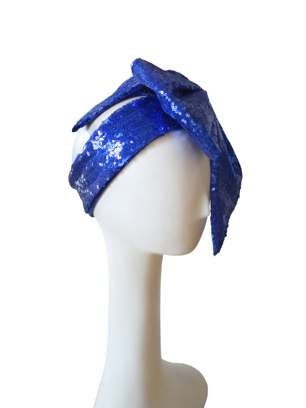 Kirsi Nisonen Glamorous Blue Bow Headdress