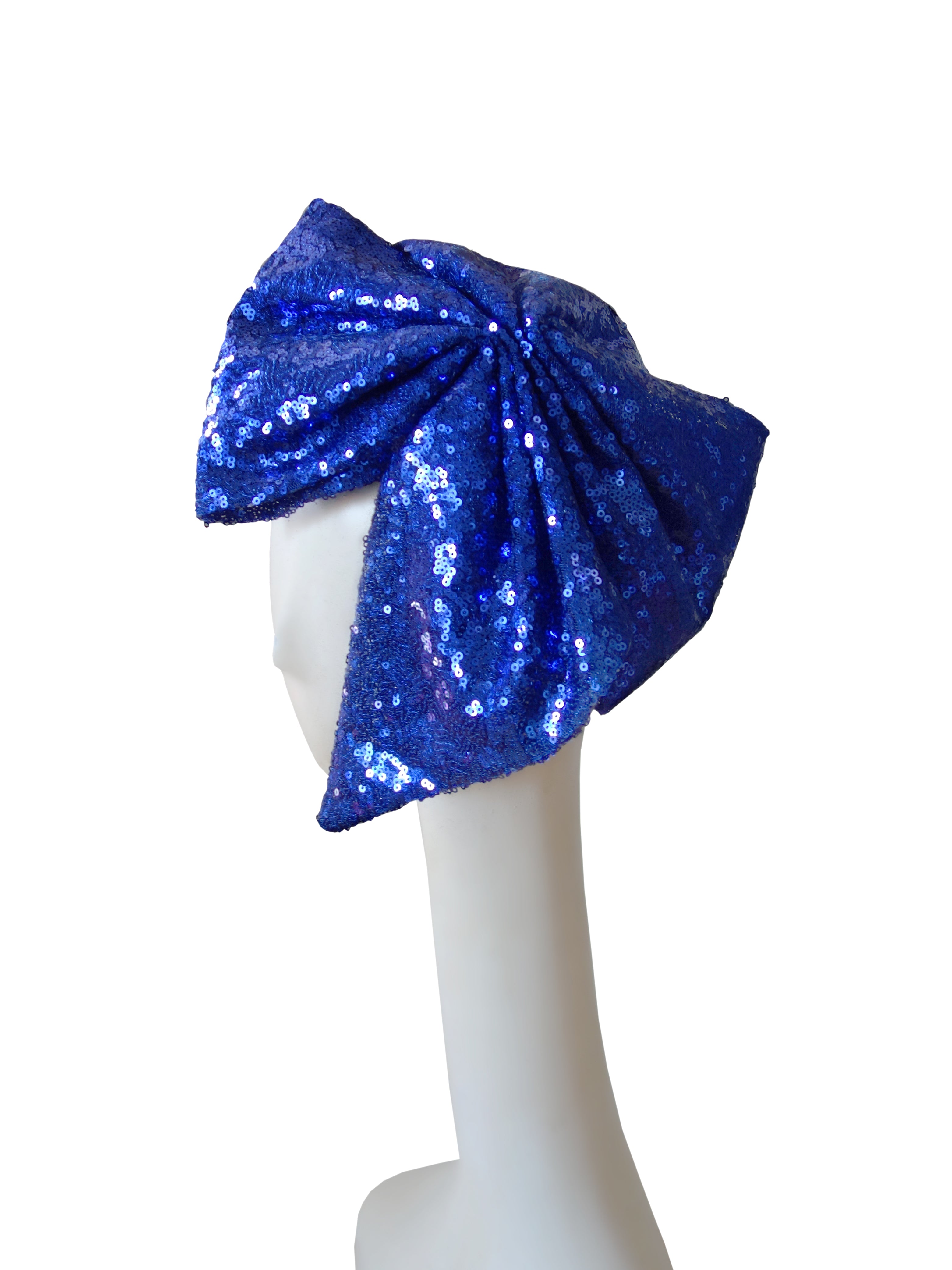 Kirsi Nisonen Glamorous Blue Bow Headdress