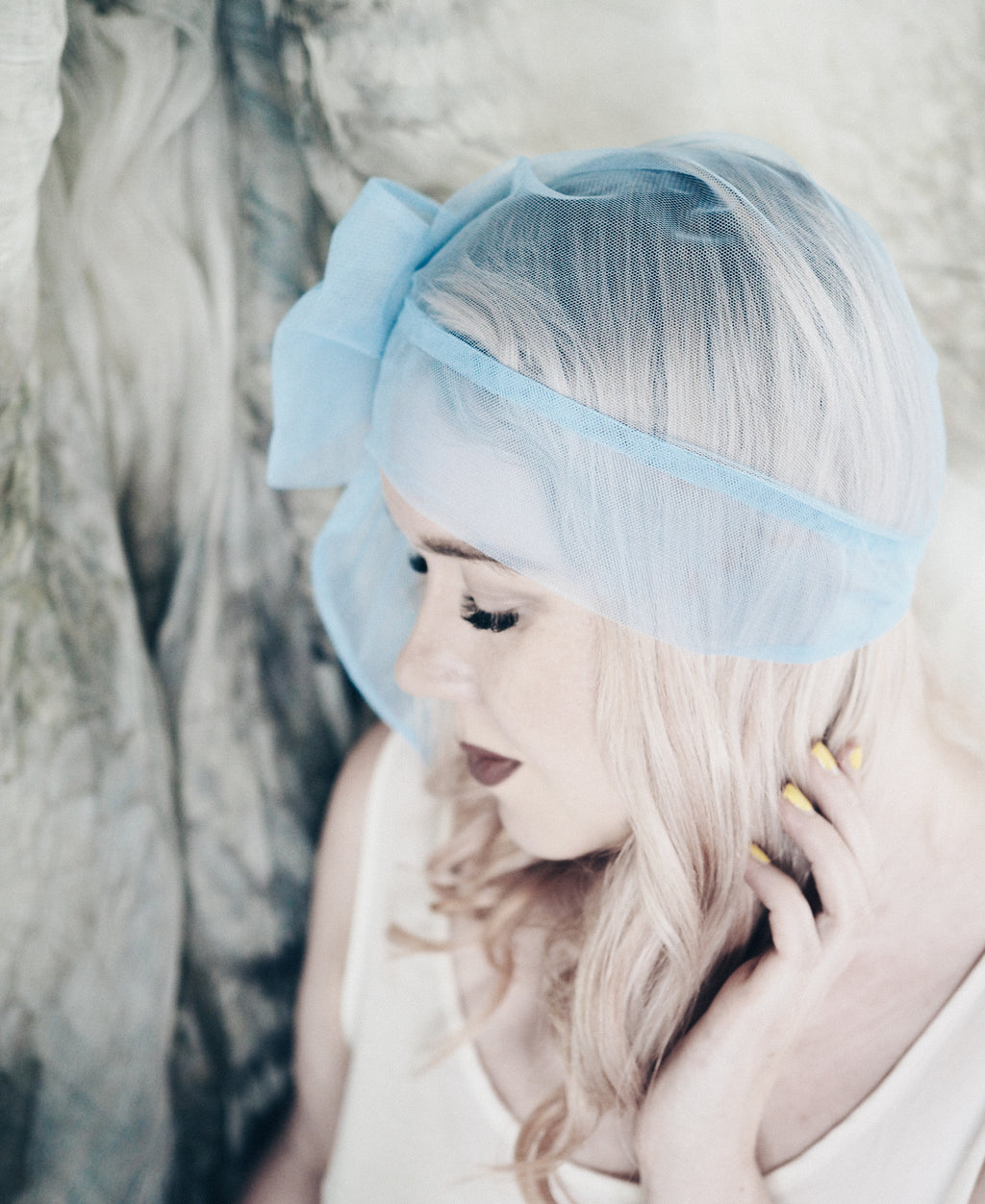 Kirsi Nisonen Bow Turban in Tulle