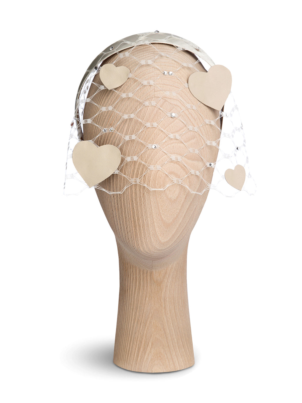 Kristina Dragomir Hearts Veil in Nude color