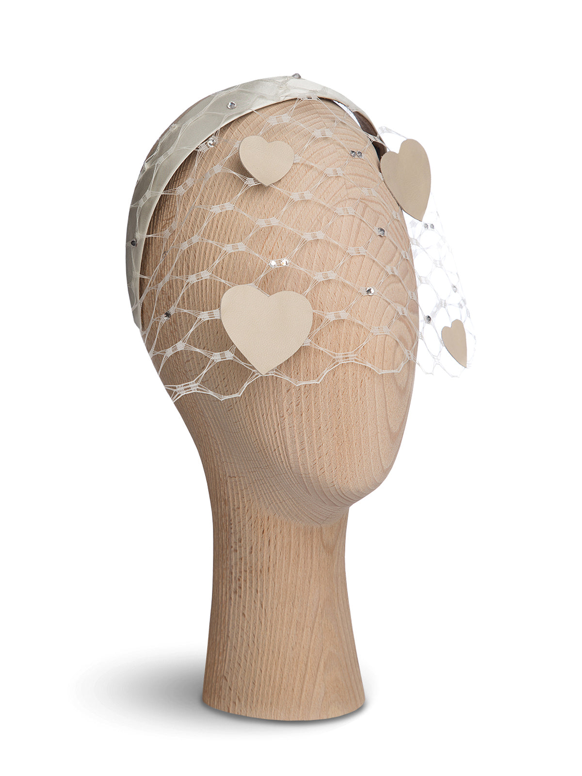 Kristina Dragomir Hearts Veil in Nude color
