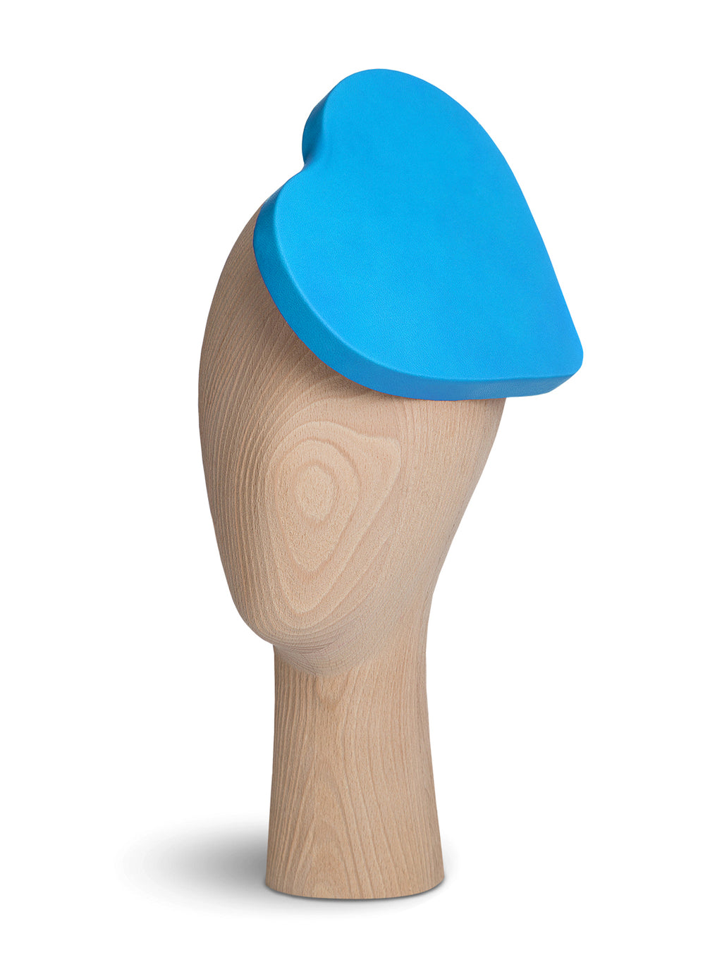 Kristina Dragomir Turquoise Blue Heart Hat