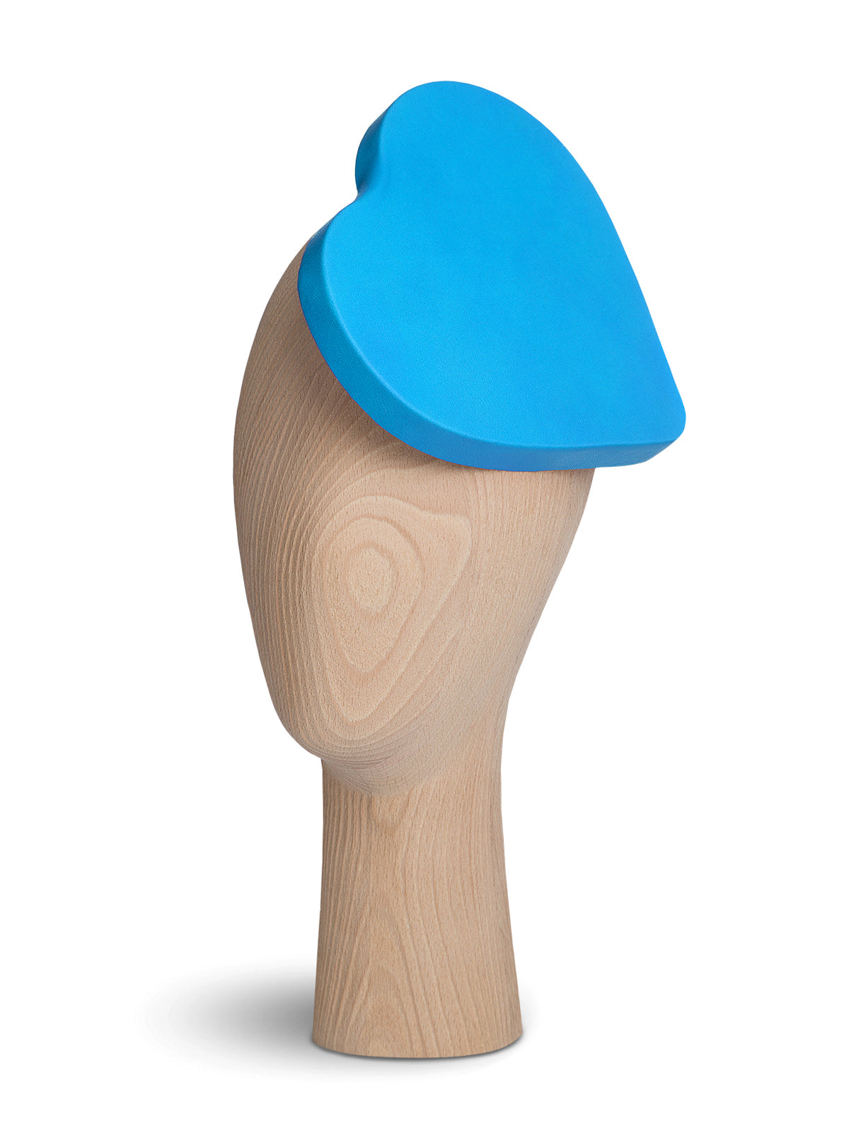 Kristina Dragomir Turquoise Blue Heart Hat