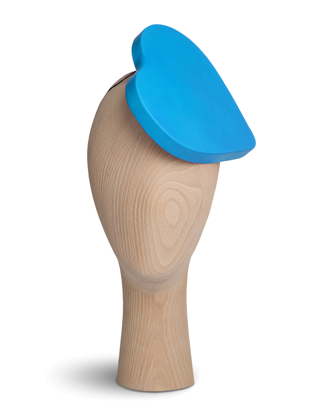 Kristina Dragomir Turquoise Blue Heart Hat