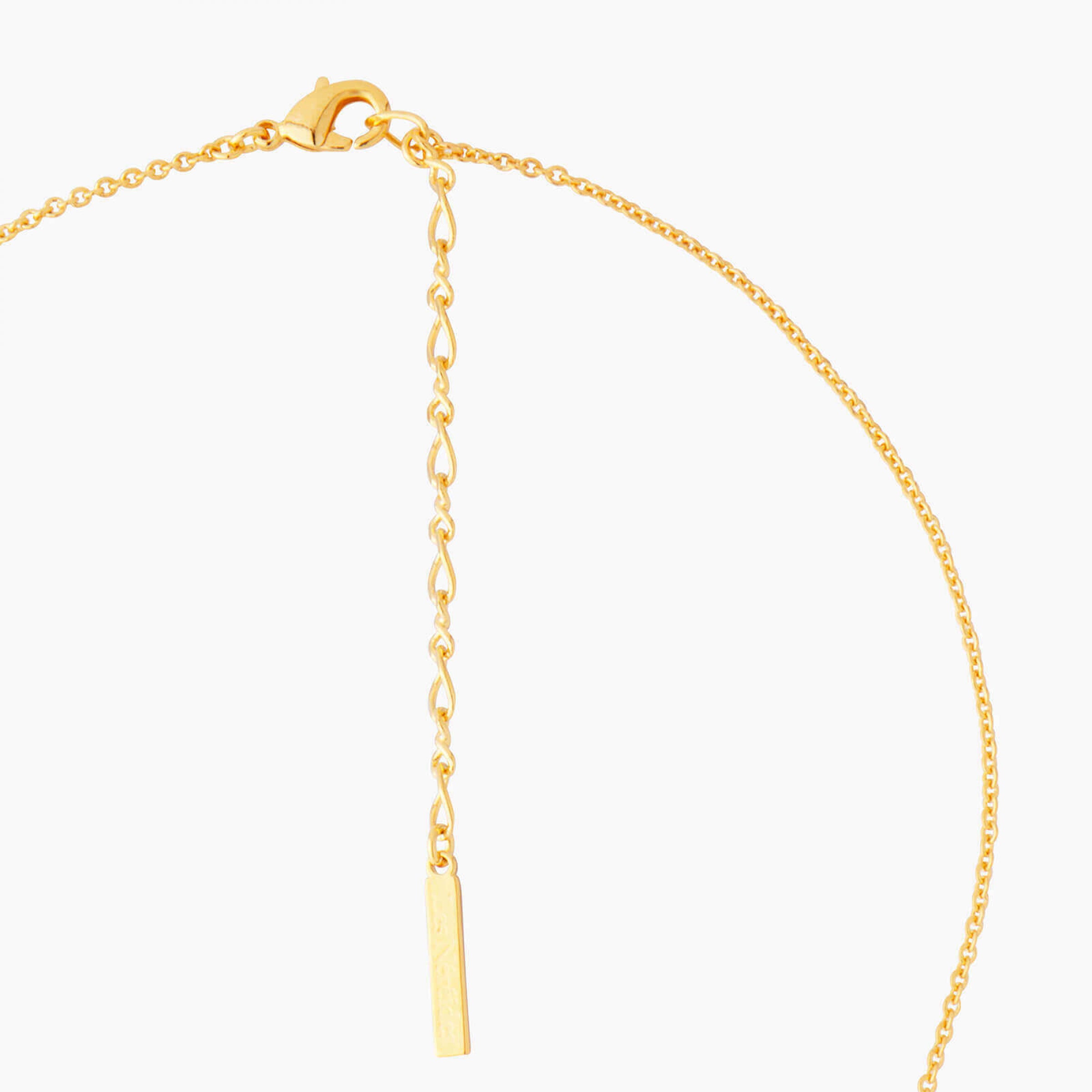 Les Néréides Kitty and Bow Pendant Necklace