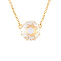 Les Néréides Crystal Round Stone La Diamantine Pendant Necklace