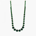 Les Néréides Emerald Green Diamantine Luxurious long necklace