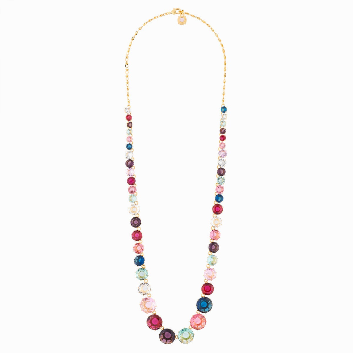 Les Néréides La Diamantine Multicoloured Long Necklace