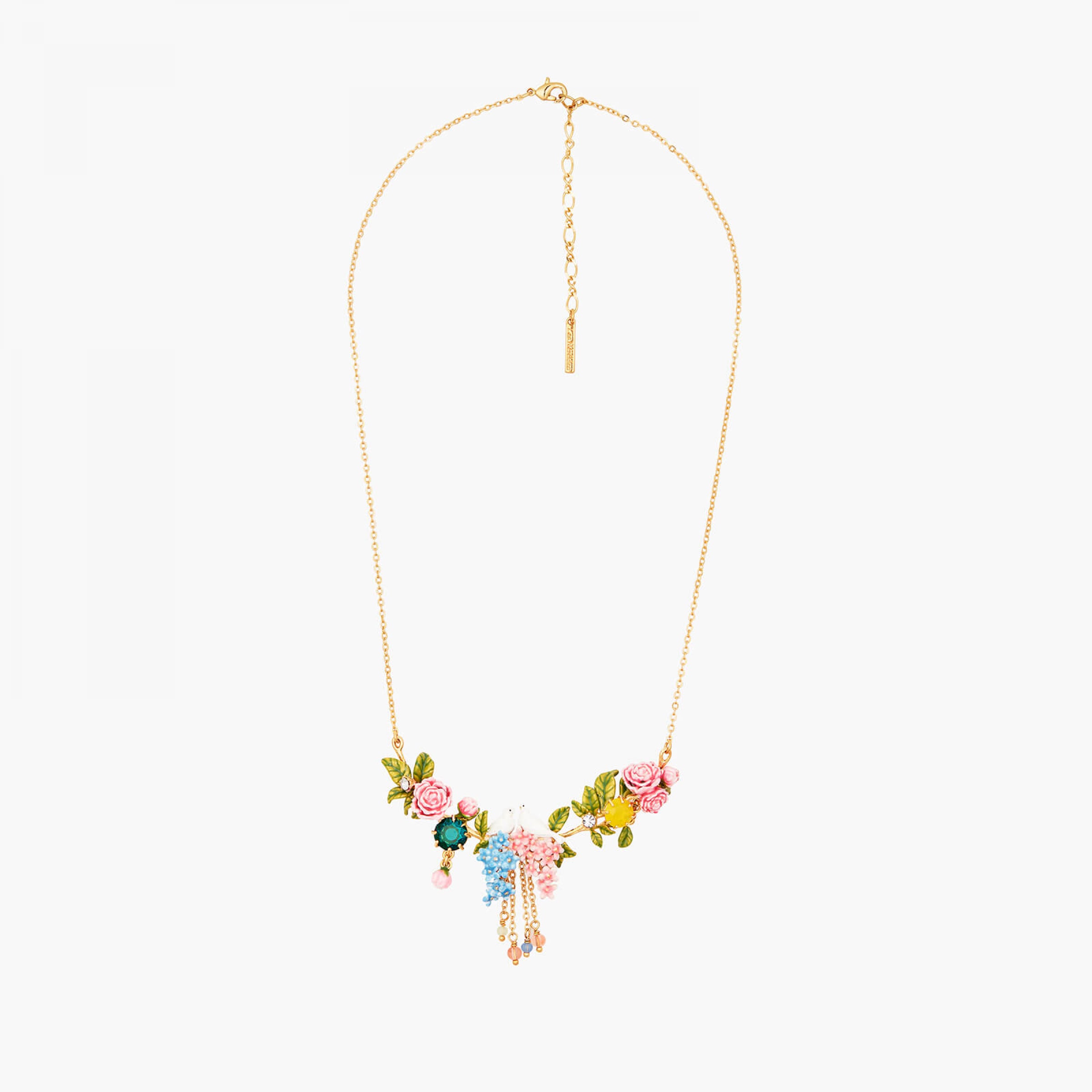 Les Néréides Love Doves Collar Necklace