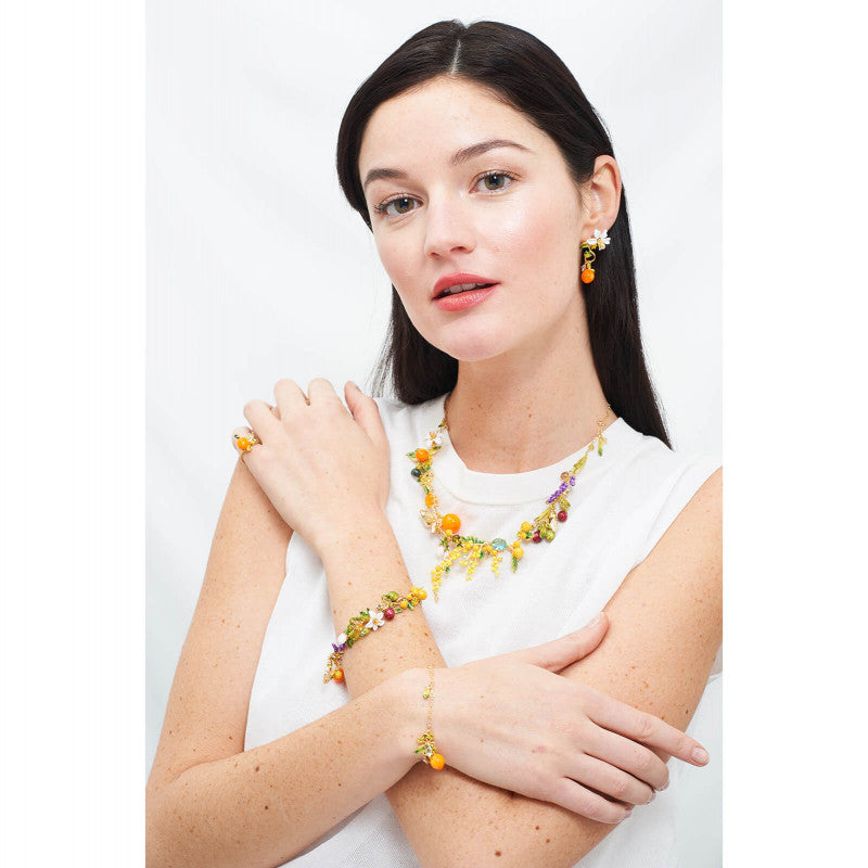 Les Néréides Orange Bracelet