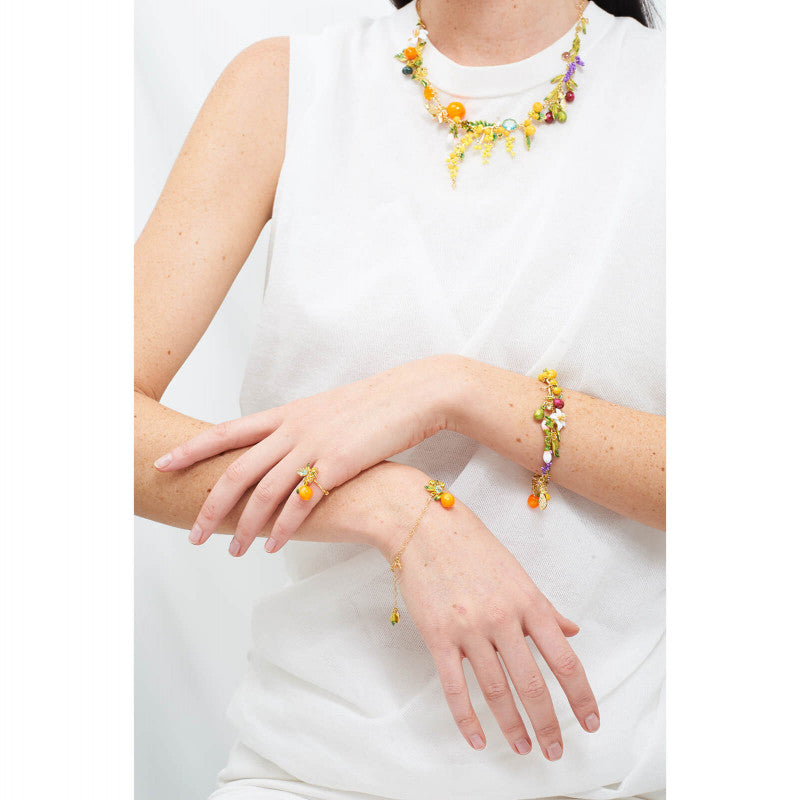 Les Néréides Orange Bracelet