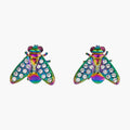 Les Néréides Multicolor Bee Earrings