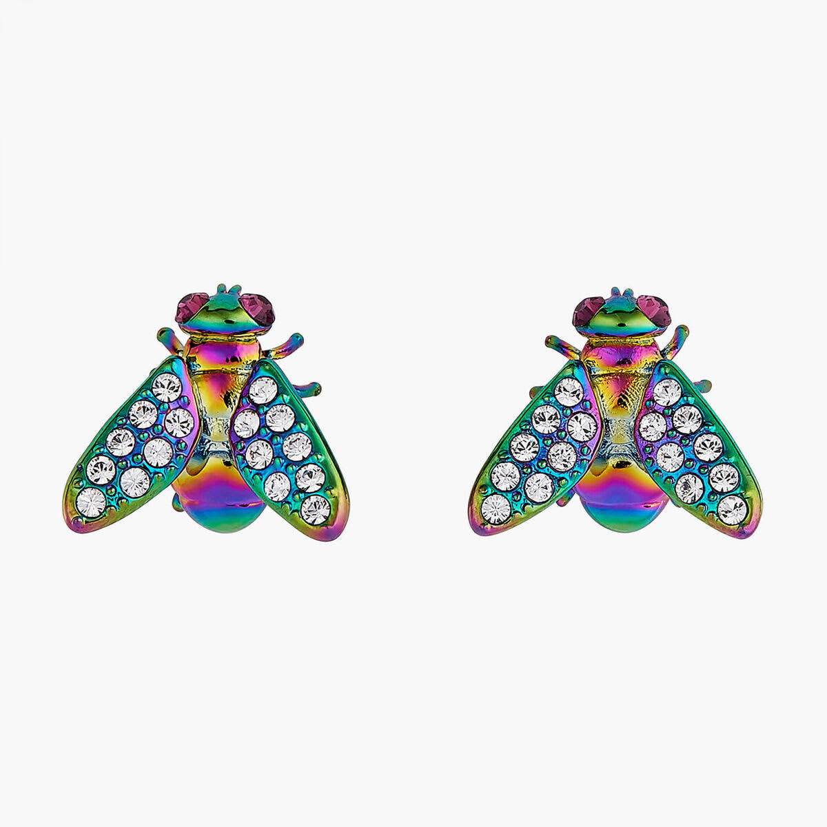 Les Néréides Multicolor Bee Earrings