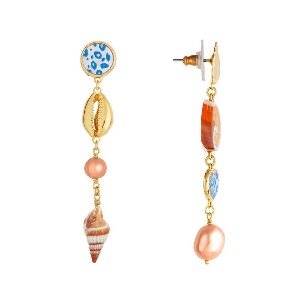 Les Néréides Colourful Out at Sea Post Earrings