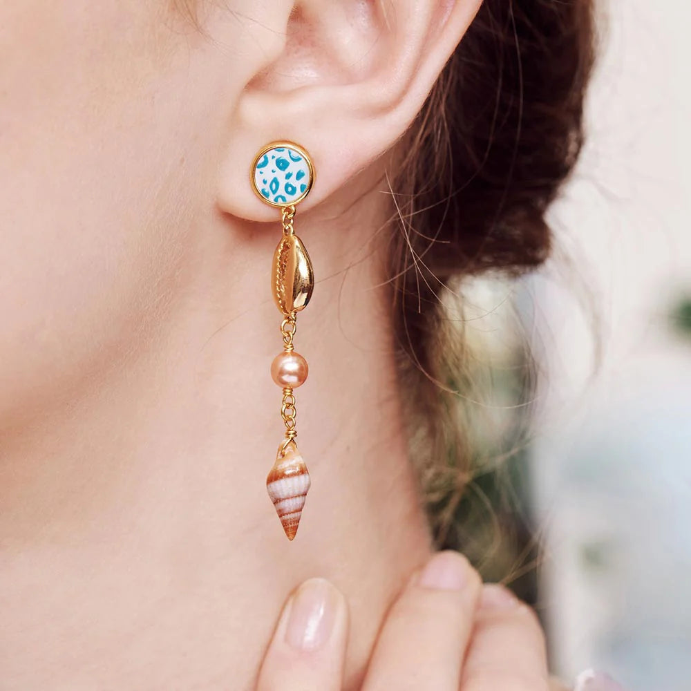 Les Néréides Colourful Out at Sea Post Earrings