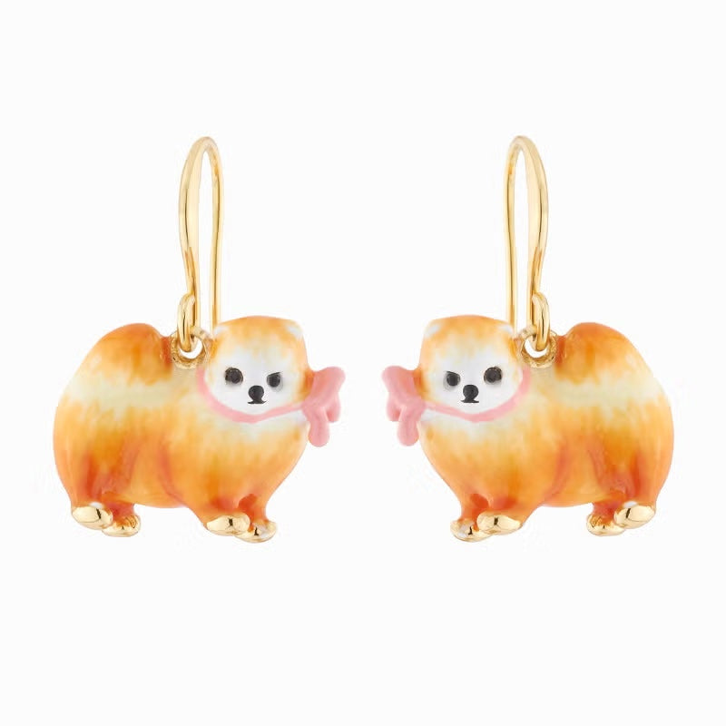 Les Néréides Pomeranian Earrings