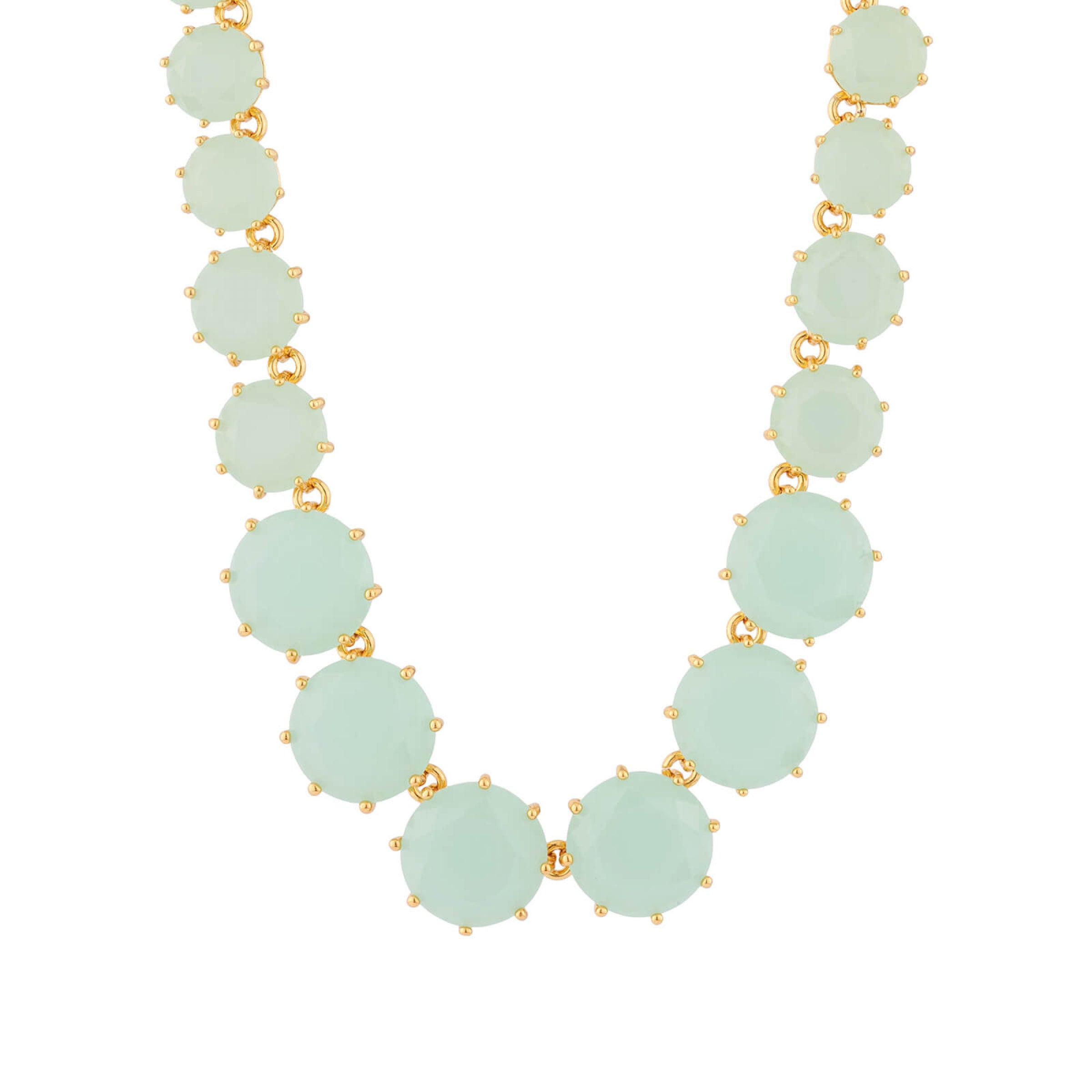 Les Néréides Pale Green La Diamantine Necklace