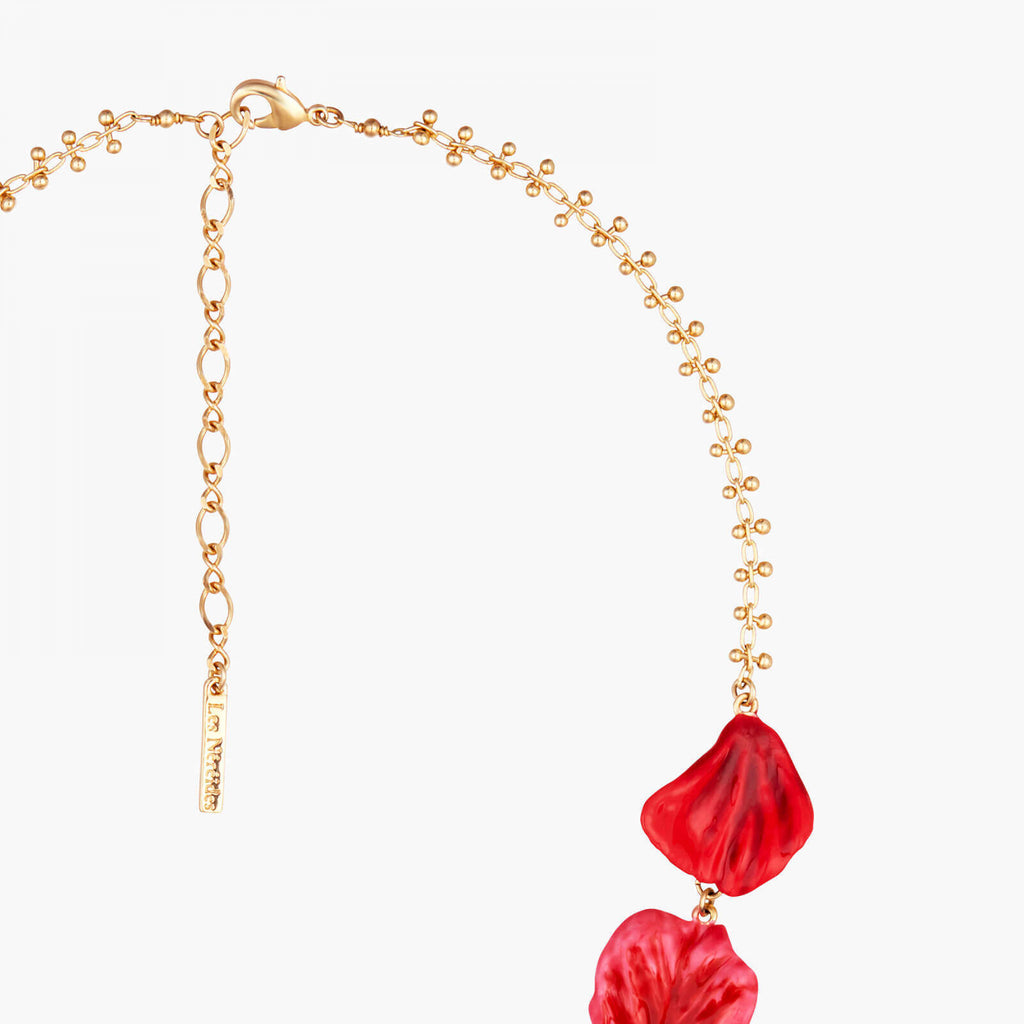 Les Néréides Rose Petals Collar Necklace