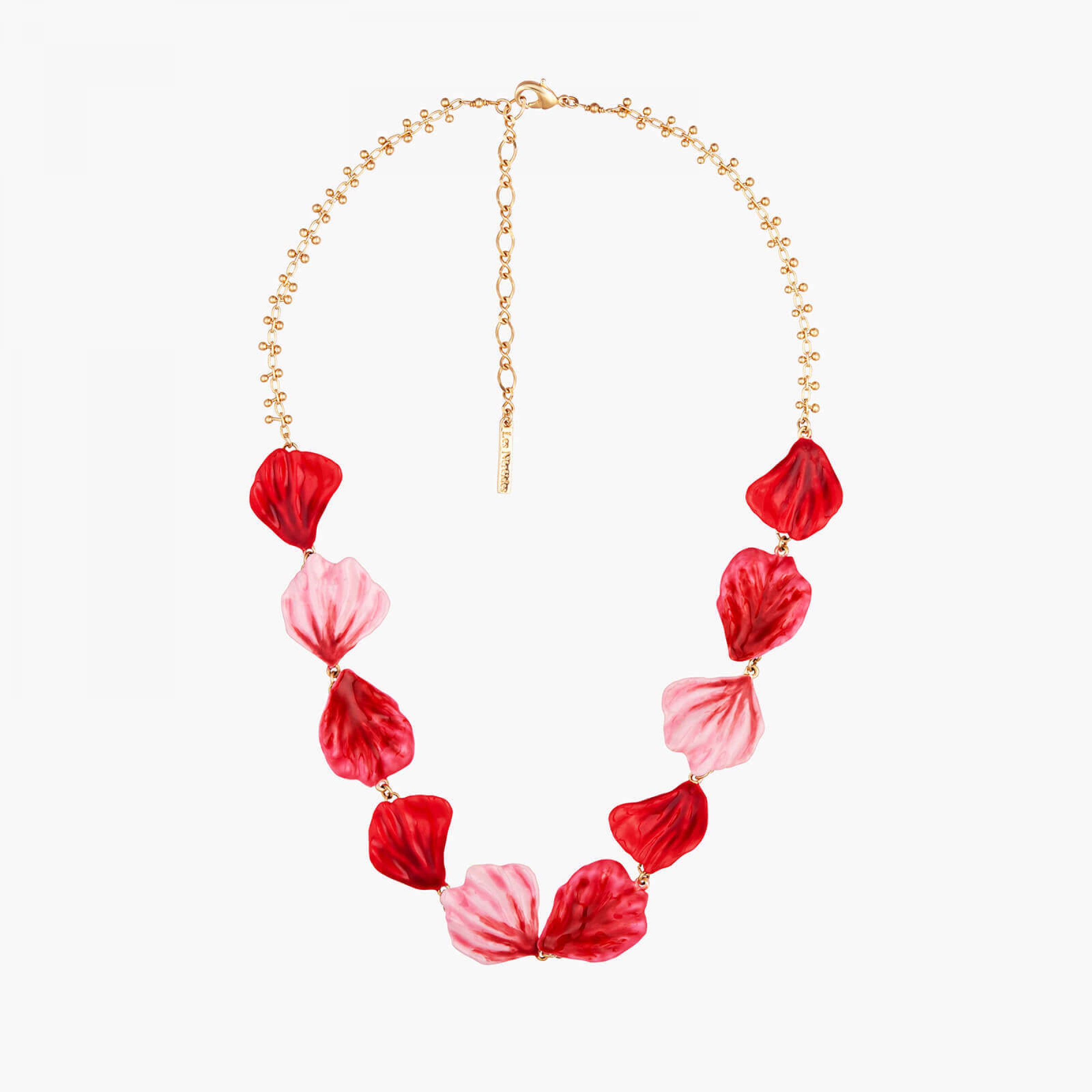 Les Néréides Rose Petals Collar Necklace