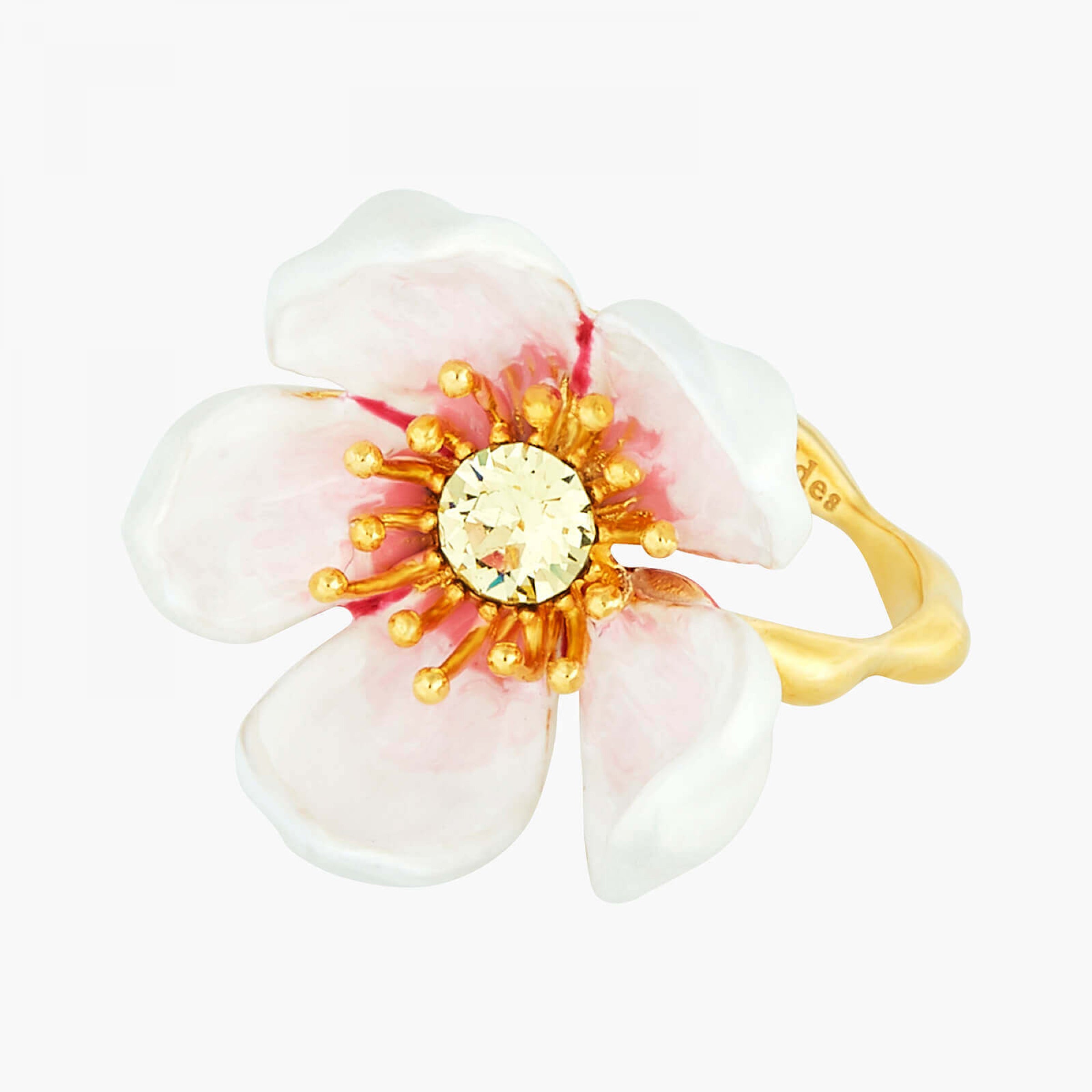 Les Néréides Hanami White Cherry Blossom Ring