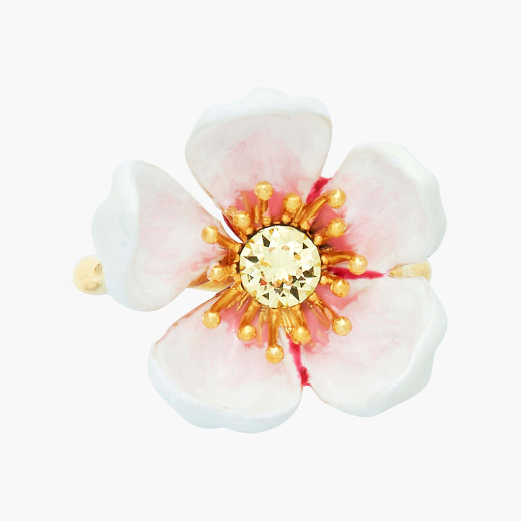 Les Néréides Hanami White Cherry Blossom Ring