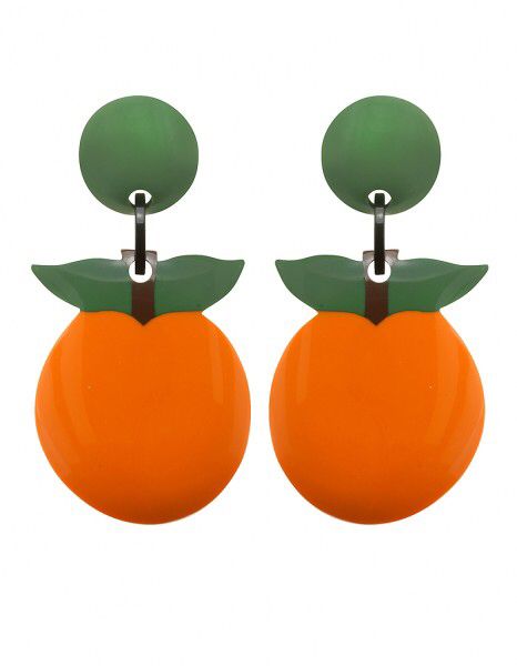 Marion Godart Orange Earrings