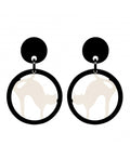 Marion Godart White Cats in Black Hoops