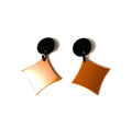Marion Godart Brown Card Game Diamond Earrings
