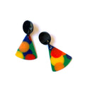 Marion Godart Colorful Pyramide Shaped Earrings