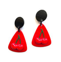 Marion Godart Cherry Triangle Earrings