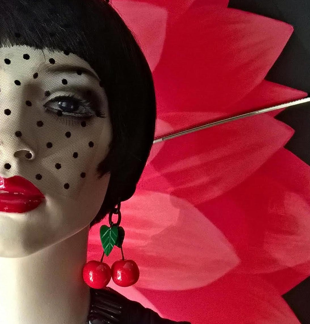 Marion Godart Red Cherry Earrings
