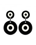 Marion Godart Hypnotic Earrings in Black & White