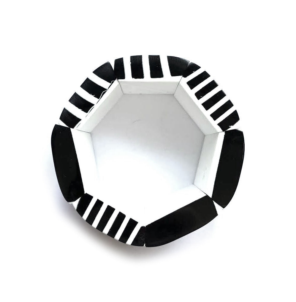 Marion Godart Black & White Cuff Bracelet