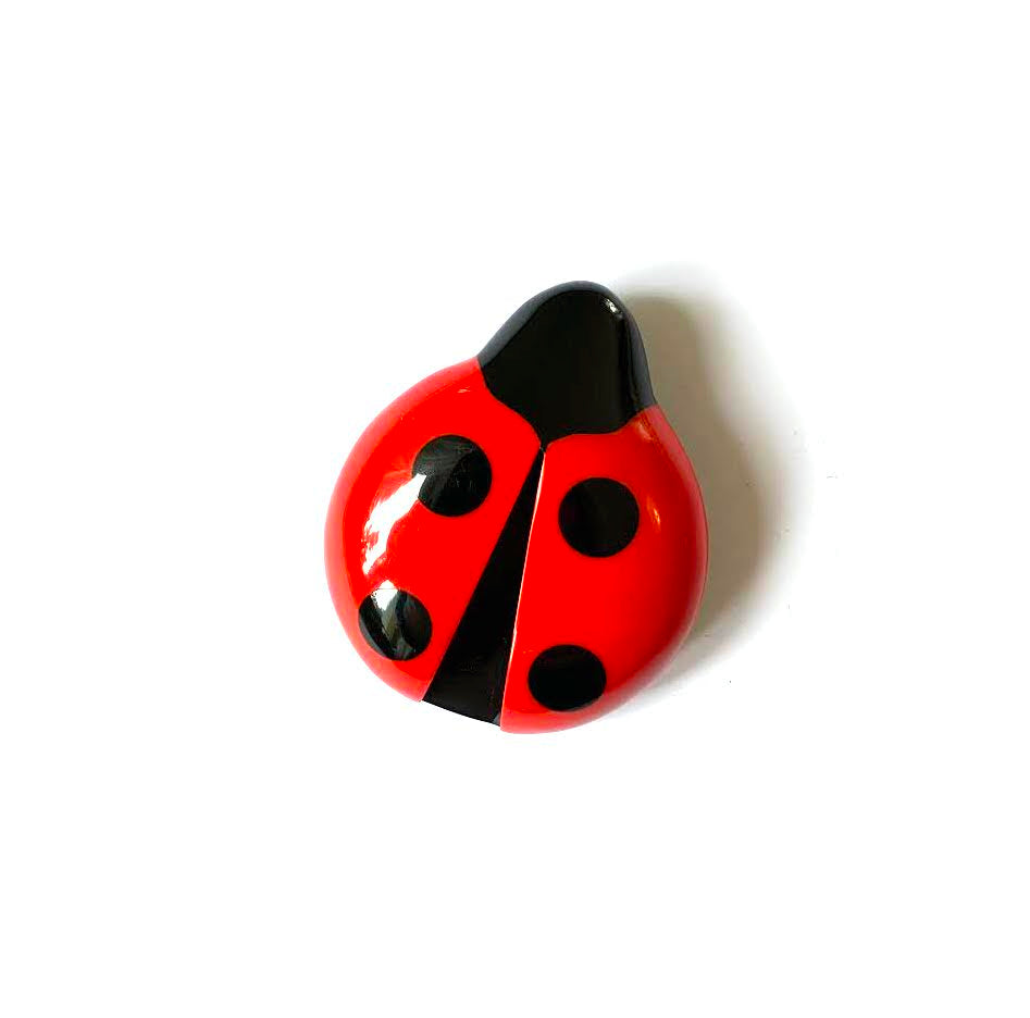 Marion Godart Large Ladybug Brooch