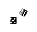 Marion Godart Black & White Dice Earrings