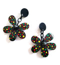 Marion Godart Polka Dot Flower Power Earrings