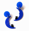 Marion Godart Owl in Blue Moon Earrings